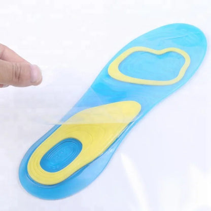 Active Anti-shock TPE Sport Running Gel Insole Plantar Fasciitis Full Length Shoe Insole