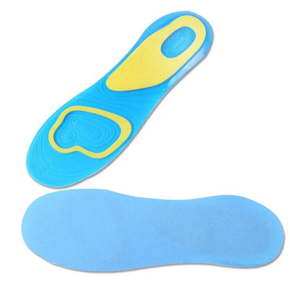 Active Anti-shock TPE Sport Running Gel Insole Plantar Fasciitis Full Length Shoe Insole