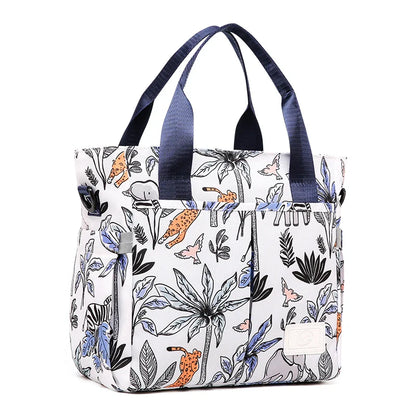 2026 New High Quality Cartoon Printing Mommy Shoulder Bag Waterproof Large Capacity Baby Bags