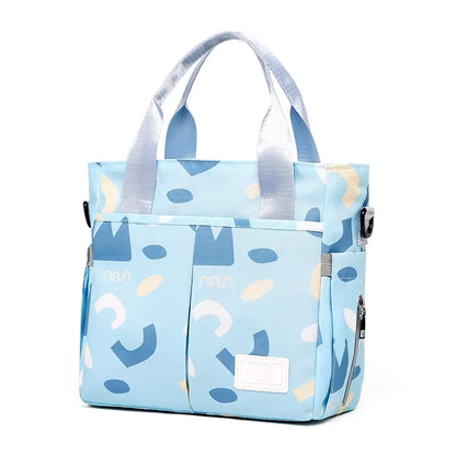 2026 New High Quality Cartoon Printing Mommy Shoulder Bag Waterproof Large Capacity Baby Bags