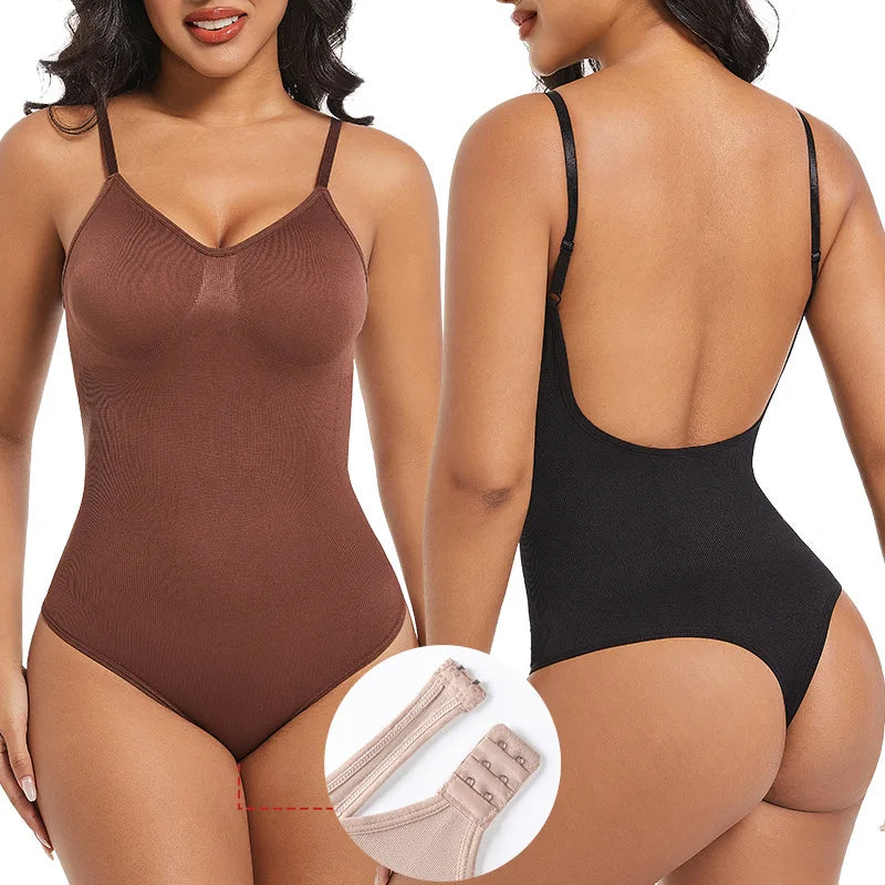 Butt Lifter Seamless Thong Bodyshaper Women Fajas Recycled Medium Control Eco-Friendly Breathable Shapewear Tummy Control