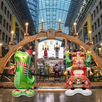 Christmas Standing Balloons Creating Festive Party Atmosphere Easy-to-Use Outdoor Holiday Yard Decorations Beginners Made China
