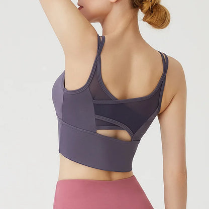 2022 New Sportswear Long Sleeve Top Pants Yoga Suit High Waist Peach Buttocks Seamless Leggings With Mesh Pocket Fitness Gym Set