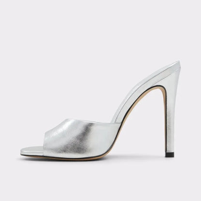 2025 New Arrival Latest Summer Extreme High Heel Sandals for Ladies Big Size 42 Talons Haut Sexy Escarpins PU Insole Outdoor
