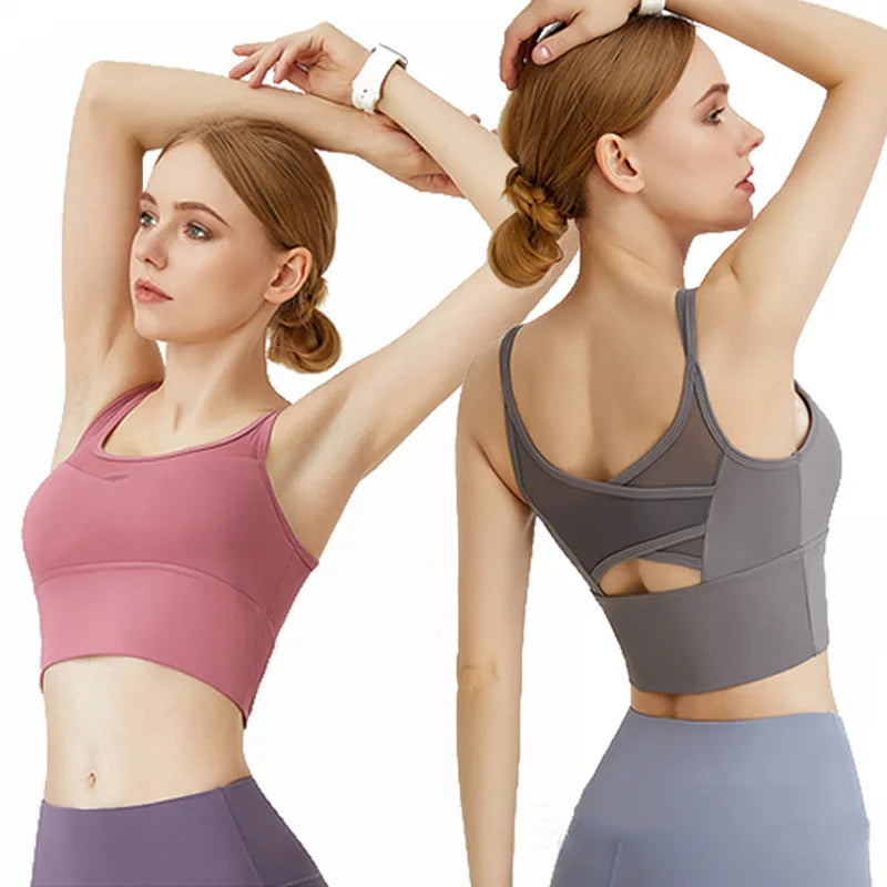 2022 New Sportswear Long Sleeve Top Pants Yoga Suit High Waist Peach Buttocks Seamless Leggings With Mesh Pocket Fitness Gym Set