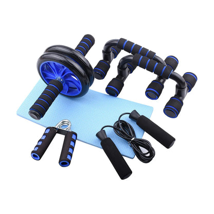 Abdominal Exercise Wheel Roller Exercise Power Roller Wheel Roller Set Mat Manufacturer Yoga Wheel Set