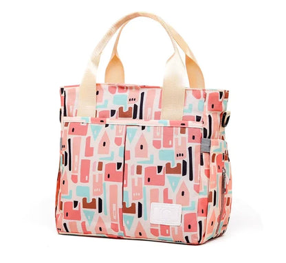2026 New High Quality Cartoon Printing Mommy Shoulder Bag Waterproof Large Capacity Baby Bags