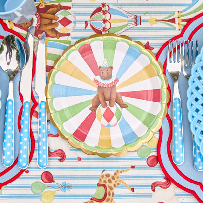 Circus Side Paper Plates (Set of 8)