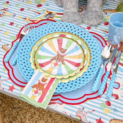 Blue & Red Eloise Placemats (Set of 4)