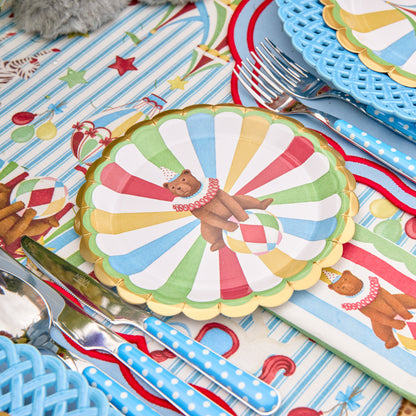 Circus Side Paper Plates (Set of 8)