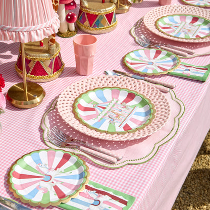 Carousel Party Paper Plates & Napkin Set