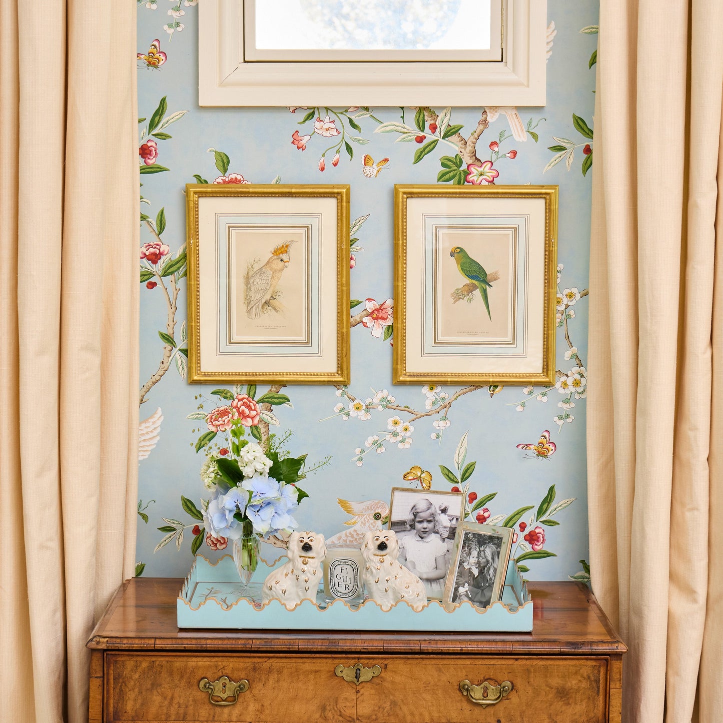 Blue Chinoiserie Tray