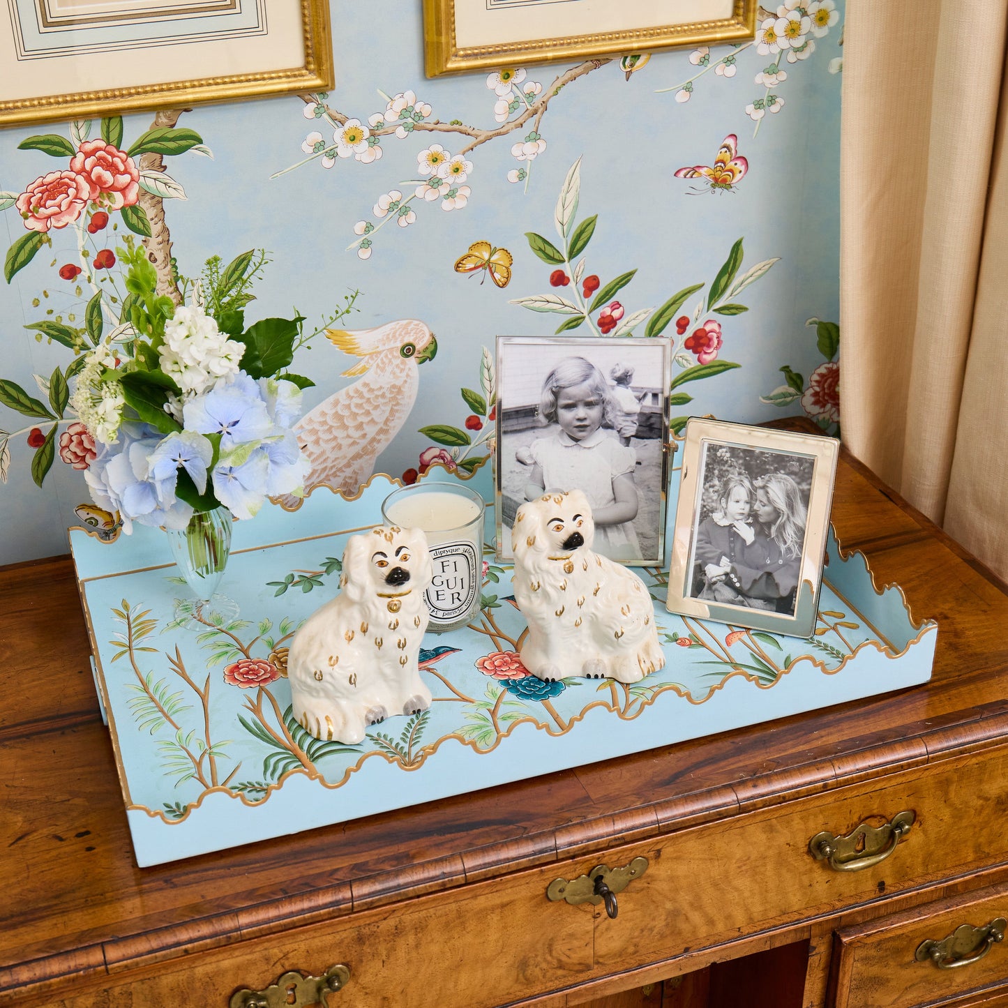 Blue Chinoiserie Tray