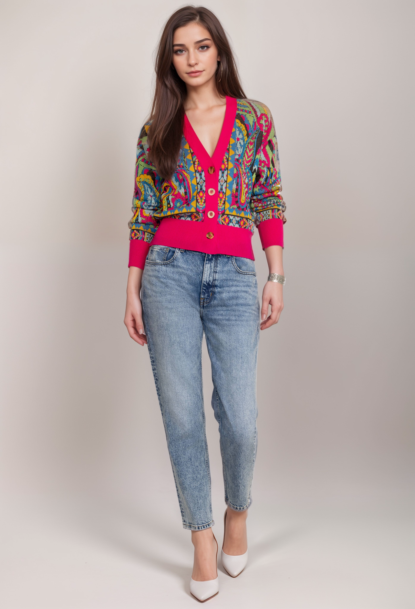 Johnny Was Palermo Slim Boyfriend Jeans JW1092NB16