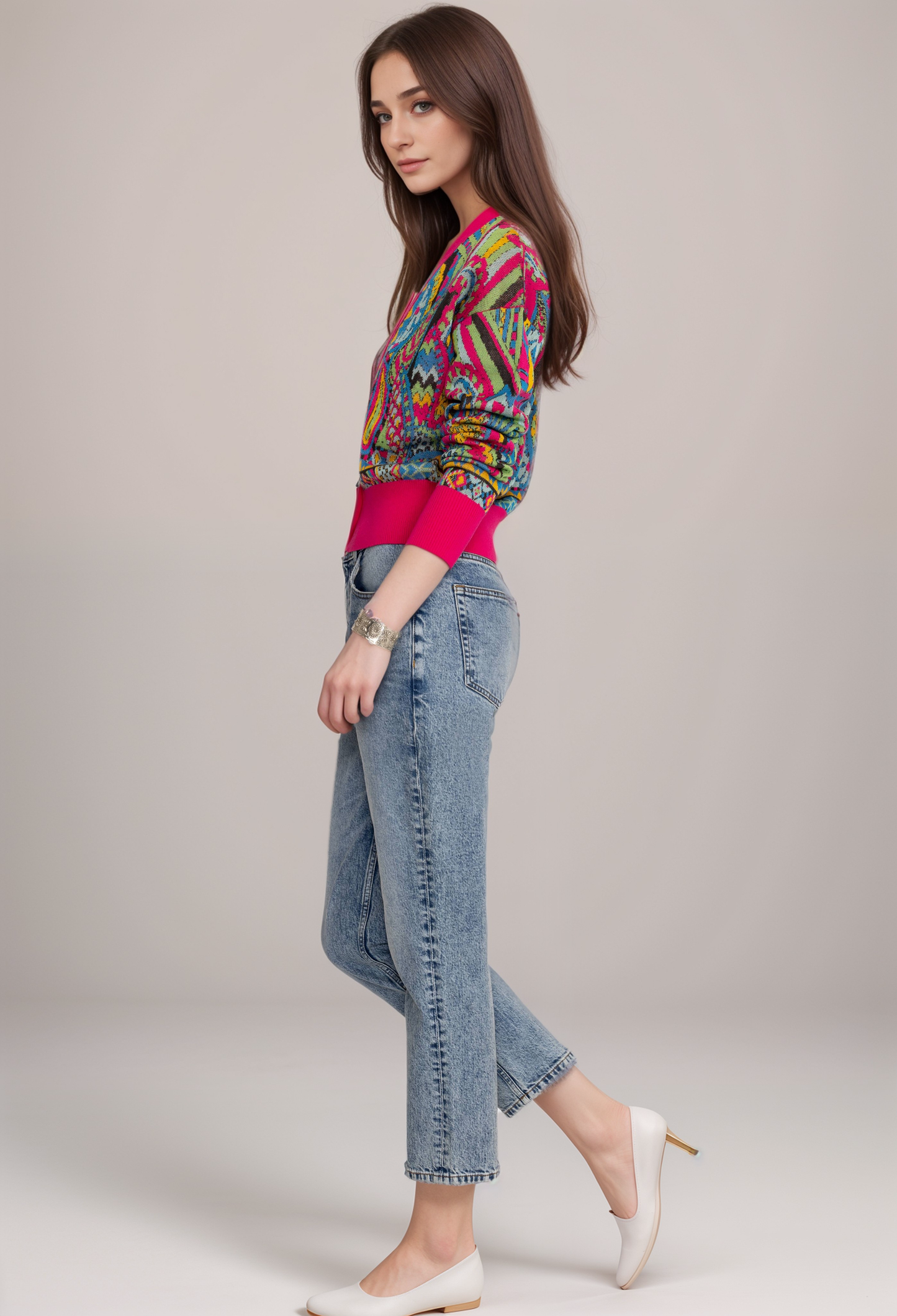 Johnny Was Palermo Slim Boyfriend Jeans JW1092NB16