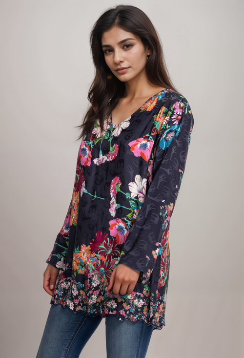 Johnny Was Oasis Tandis Blouse C16623A Boho Chic