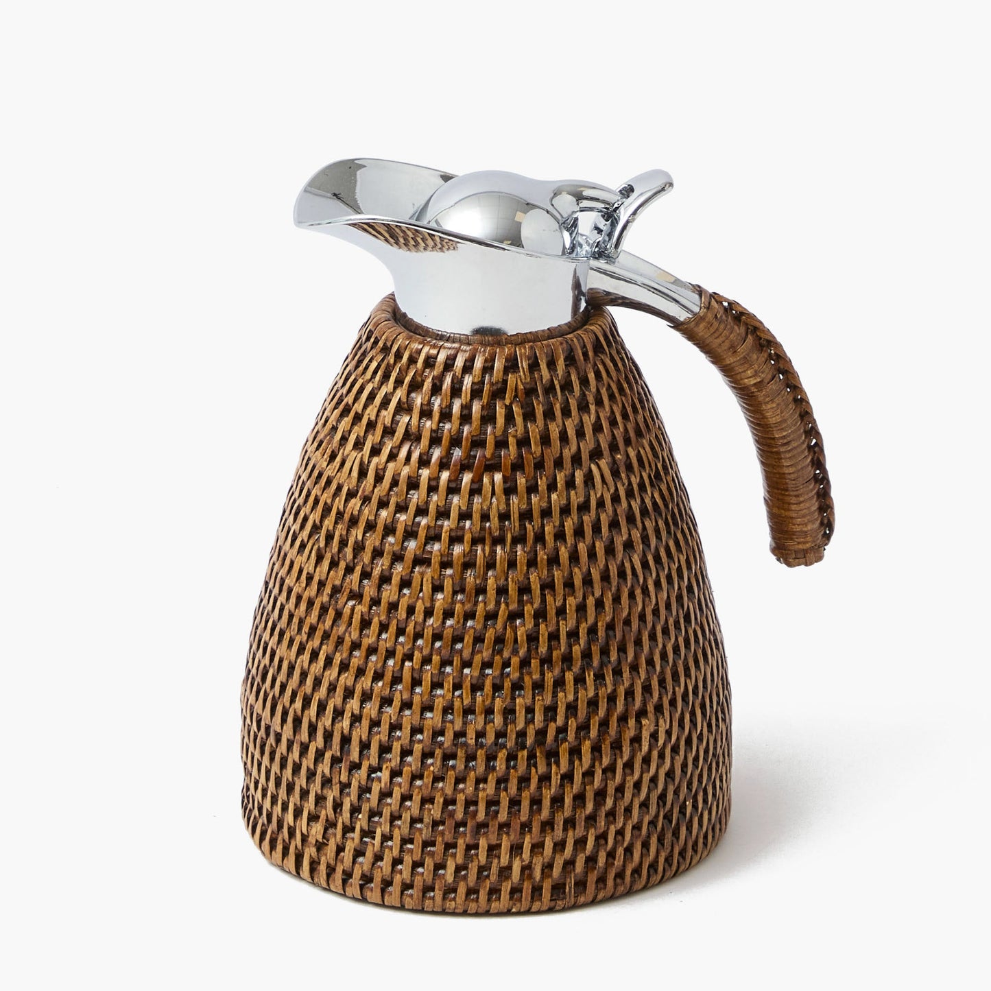 Dark Brown Rattan Thermos