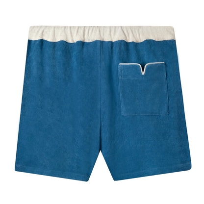 'Le Sirenuse' Pop-On Shorts (Mediterranean Blue)