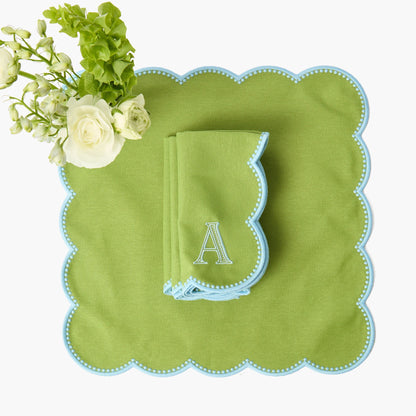 Green & Blue Bettina Napkins (Set of 4)