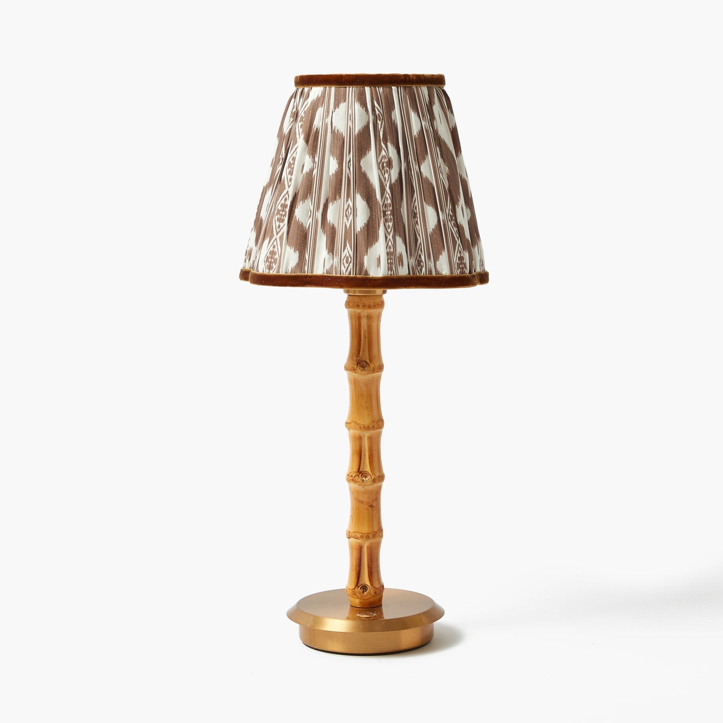 Chocolate Ikat Lampshade (18cm)