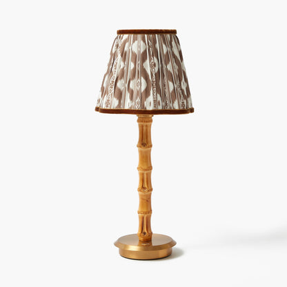 Chocolate Ikat Lampshade (18cm)