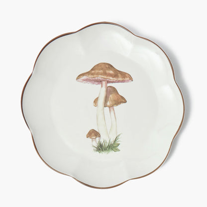 Scalloped Mushroom Dinner Plate