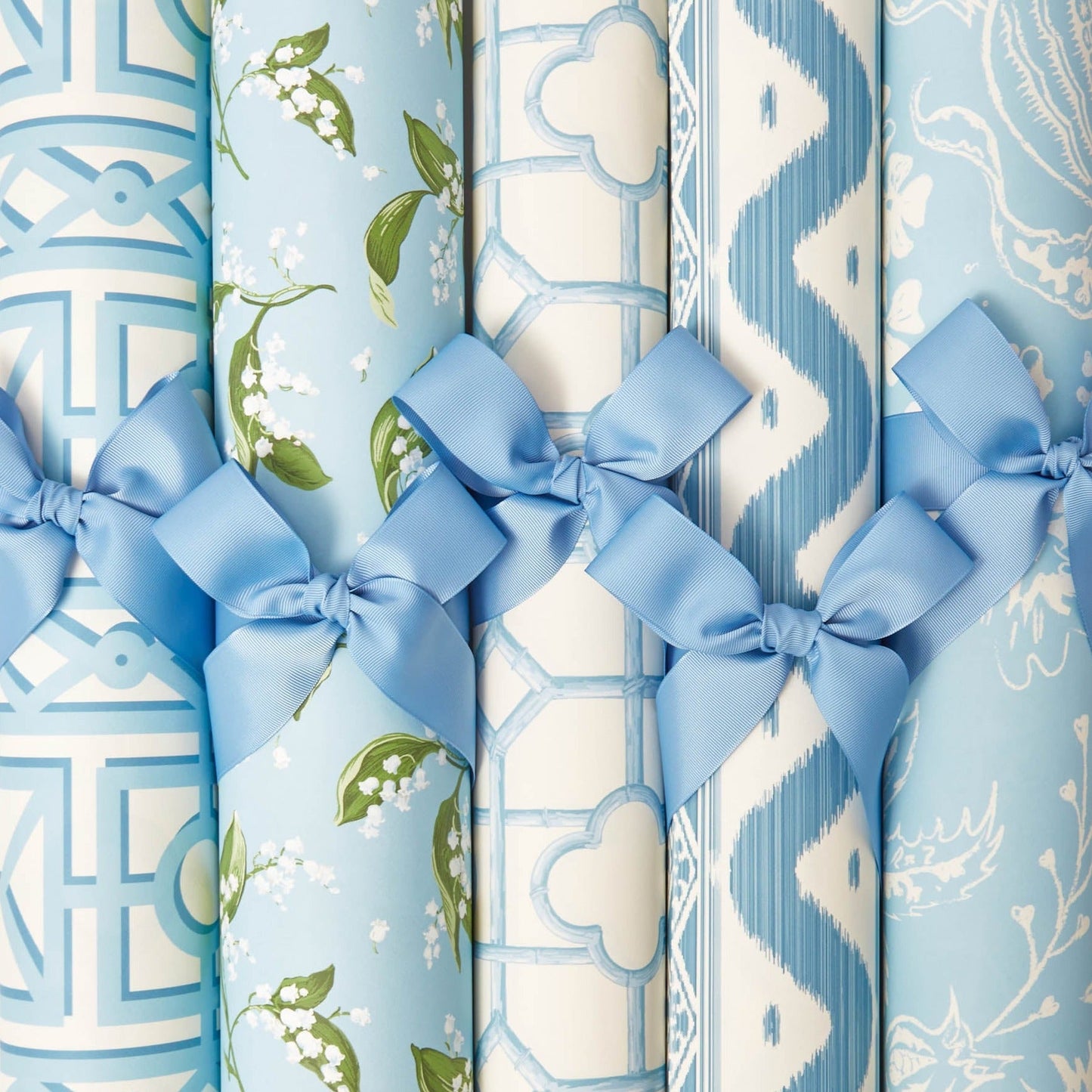 Blue Chelsea Square Wallpaper