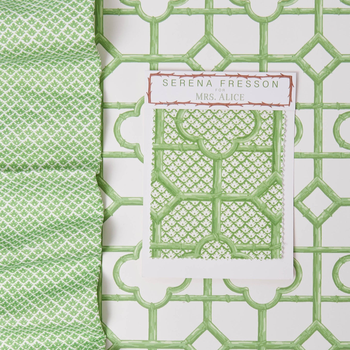Green Shaded Bamboo Wallpaper