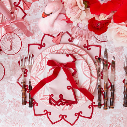 Pink & Red Angelina Placemats (Set of 4)