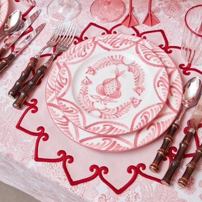 Pink Melograno Starter Plates (Set of 4)