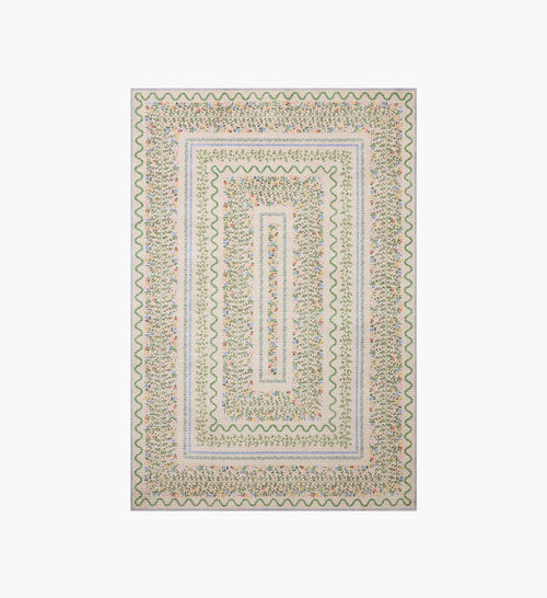 Orchard Wildwood Vines Washable Rug - Ivory