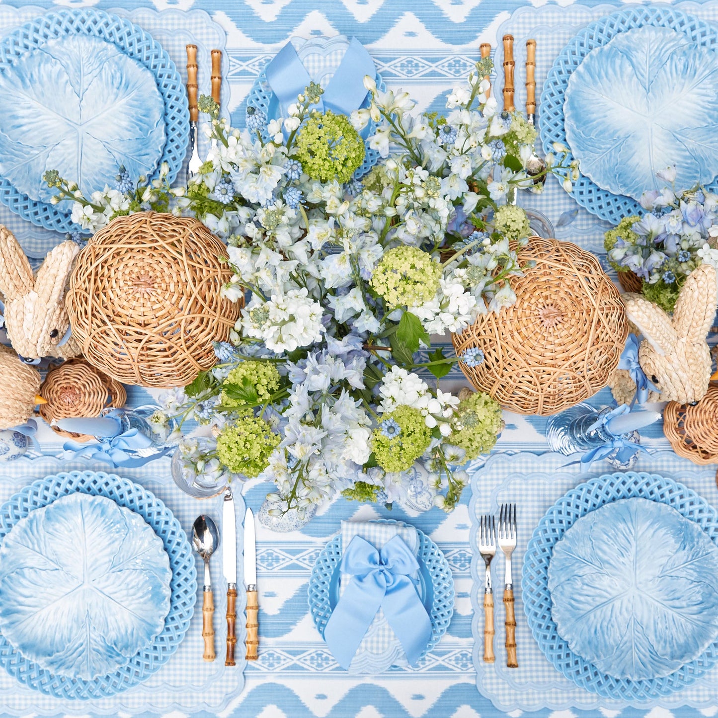Serena Cabbage Dinner & Starter Plates (Set of 8)