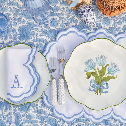 White Serena Placemats (Set of 4)
