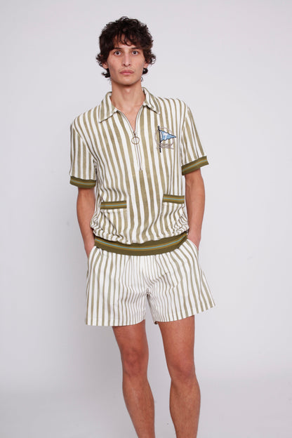 ‘Striper’ Cabana (Green)
