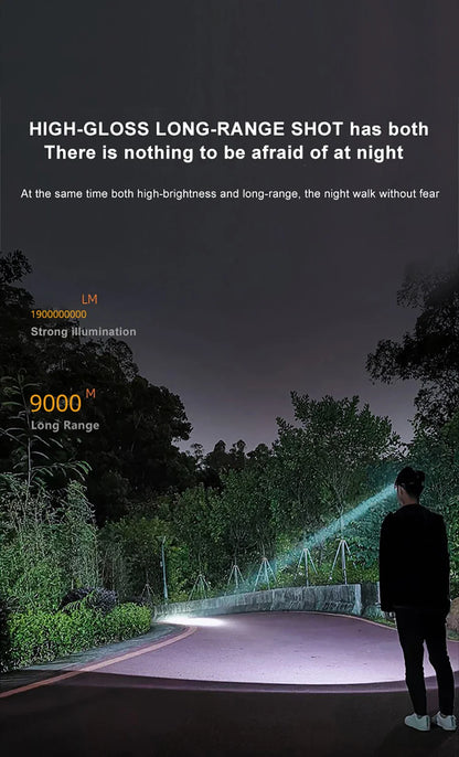 300000000LM Upgrade 4*White laser Headlamp Fishing Headlight 18650 Battery Flashlight USB Rechargeable Head Lights Torch Lantern