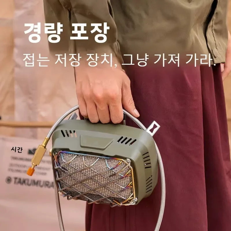 Portable Camping Heating Stove Outdoor Multifunctional Gas Range Heating Outdoor Gas Heater