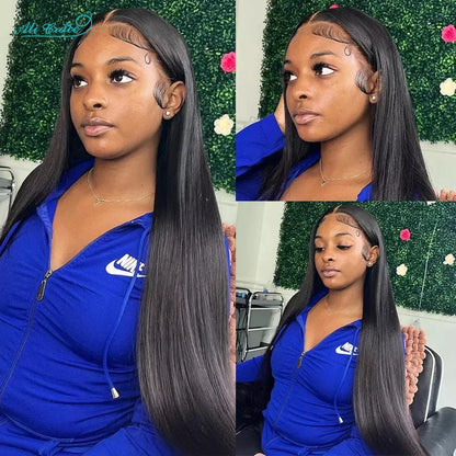 Ali Grace Glueless Wig 5x6 Straight Human Hair Wear&Go 4x4 Lace Closure Wig PrePlucked Hairline 13x4 Lace Front Human Hair Wigs
