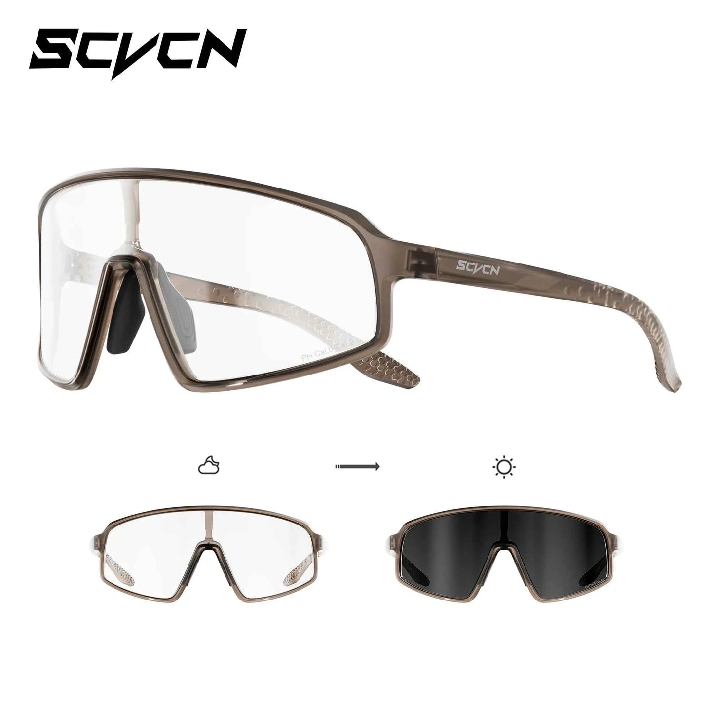 SCVCN Photochromic Sunglasses for Men Glasses Cycling Eyewear UV400 Sports MTB Outdoor Goggles Bicycle Women Sunglasses 2026