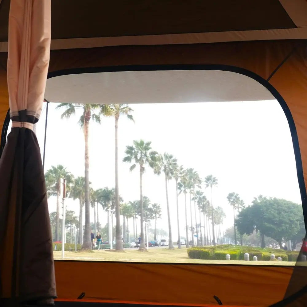Spacious 6-14 Person Family Cabin Tent with 2 Rooms, 3 Doors, 3 Mesh Windows, Straight Walls, Waterproof, Double Layer for Outdo