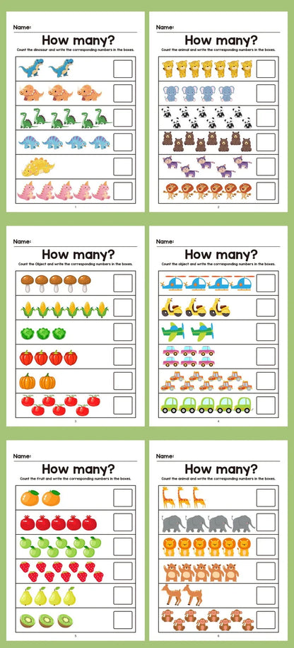64 Pages Filled in With Numbers Logical Thinking Training Fun Math Exercise Book