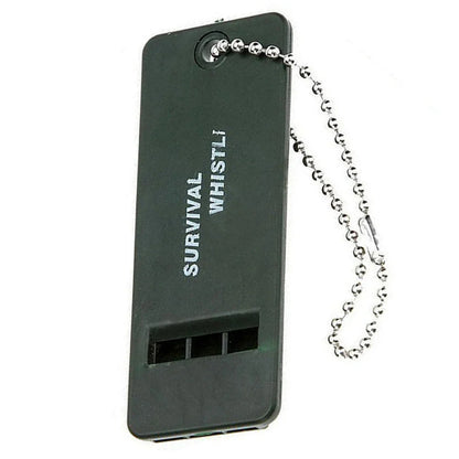 Keychain Whistle Tool Portable Frequency Whistle High Decibel Rescue Signaling First Aid Tool for Hiking Camping Mountaineering