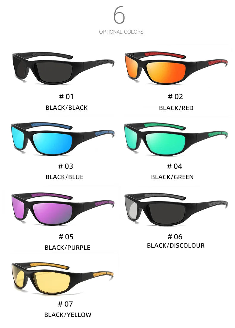 Polarized Sunglasses for Men — Outdoor Cycling, Driving & Sports Eyewear