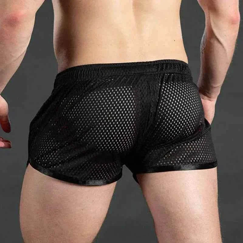Men's Quick-Dry Mesh Sports Shorts – Breathable Training & Swim Shorts