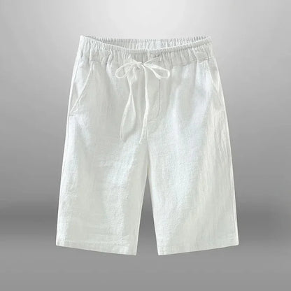 Men Shorts for Men Cotton Linen Casual Breathable Beach Shorts Men's Short Sweatpants Vacation Gym Basketball