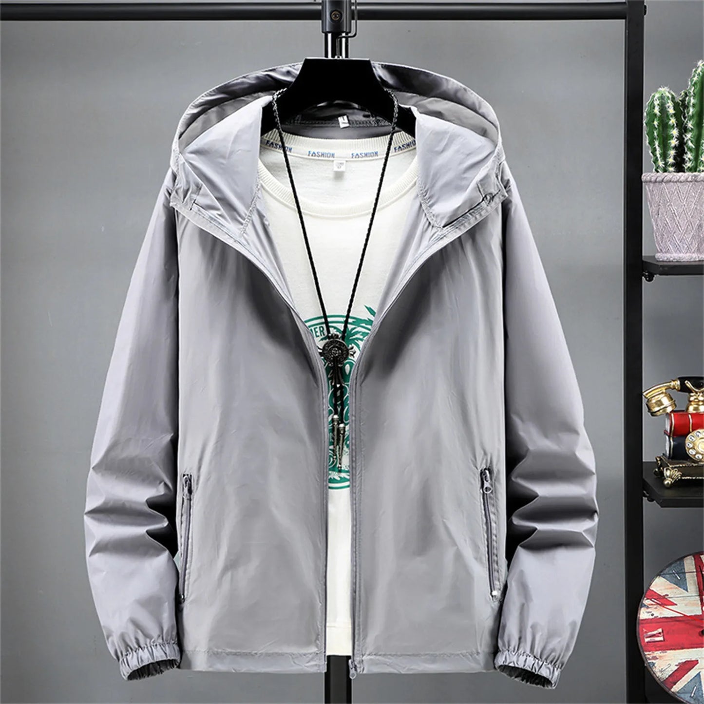 Summer Men Women Teens Quick Dry Anti-UV Thin Ultra-Light Running Camping Hiking Jacket Skin Coat Sun Protective Windbreaker