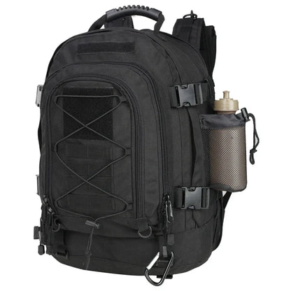 Tactical Backpack – 39–64L Expandable, MOLLE, Water-Resistant Nylon, 6 Colors