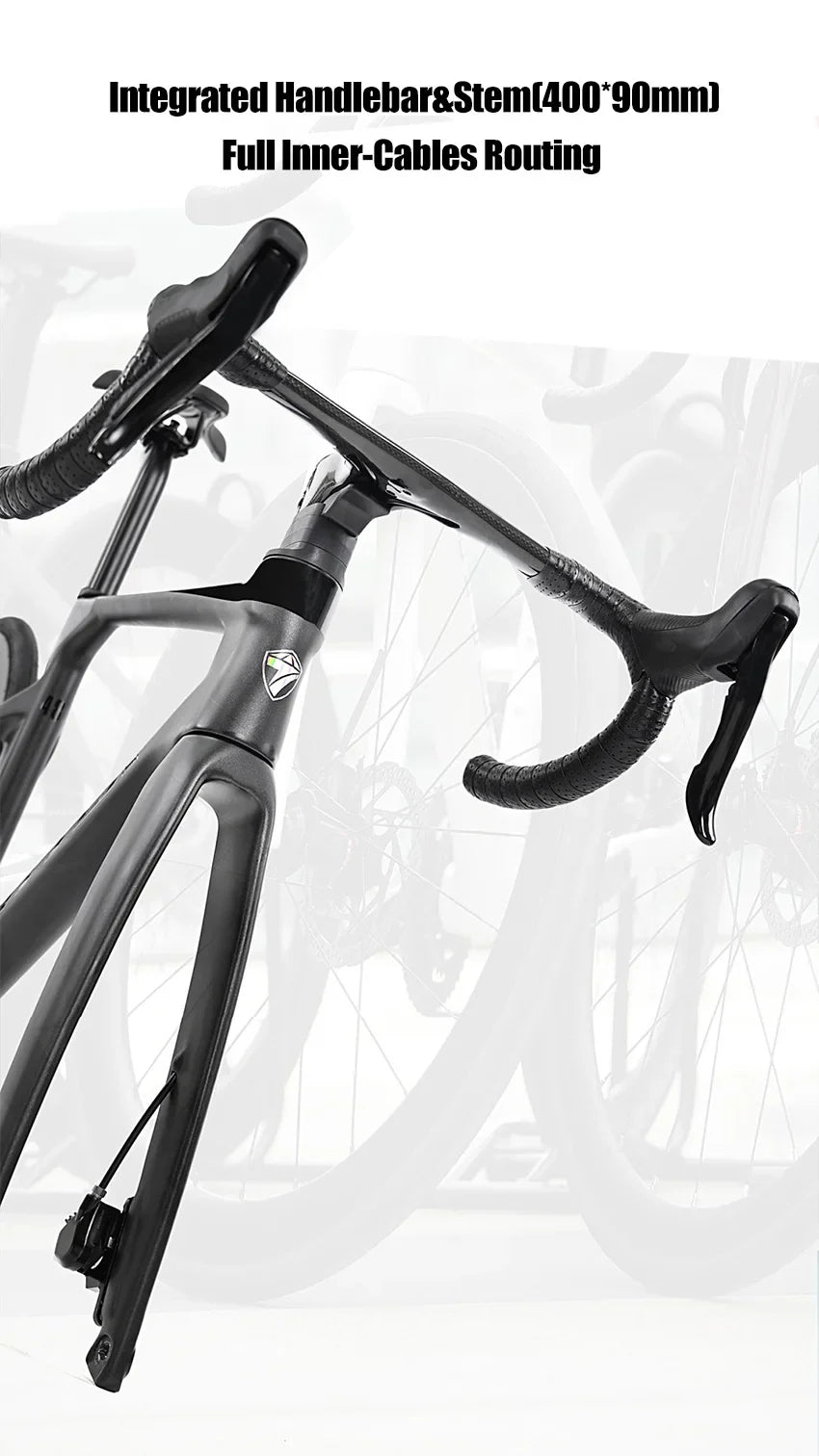 Cheap Mechanical Shifting Carbon Road Disc Bike 700*28C RS-24S Hydraulic Brake Racing Bicycle With Carbon 3K Handlebar For Sale