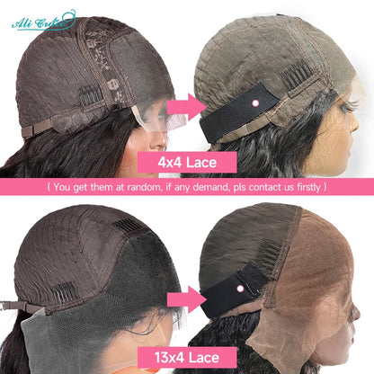 Ali Grace Glueless Wig 5x6 Straight Human Hair Wear&Go 4x4 Lace Closure Wig PrePlucked Hairline 13x4 Lace Front Human Hair Wigs