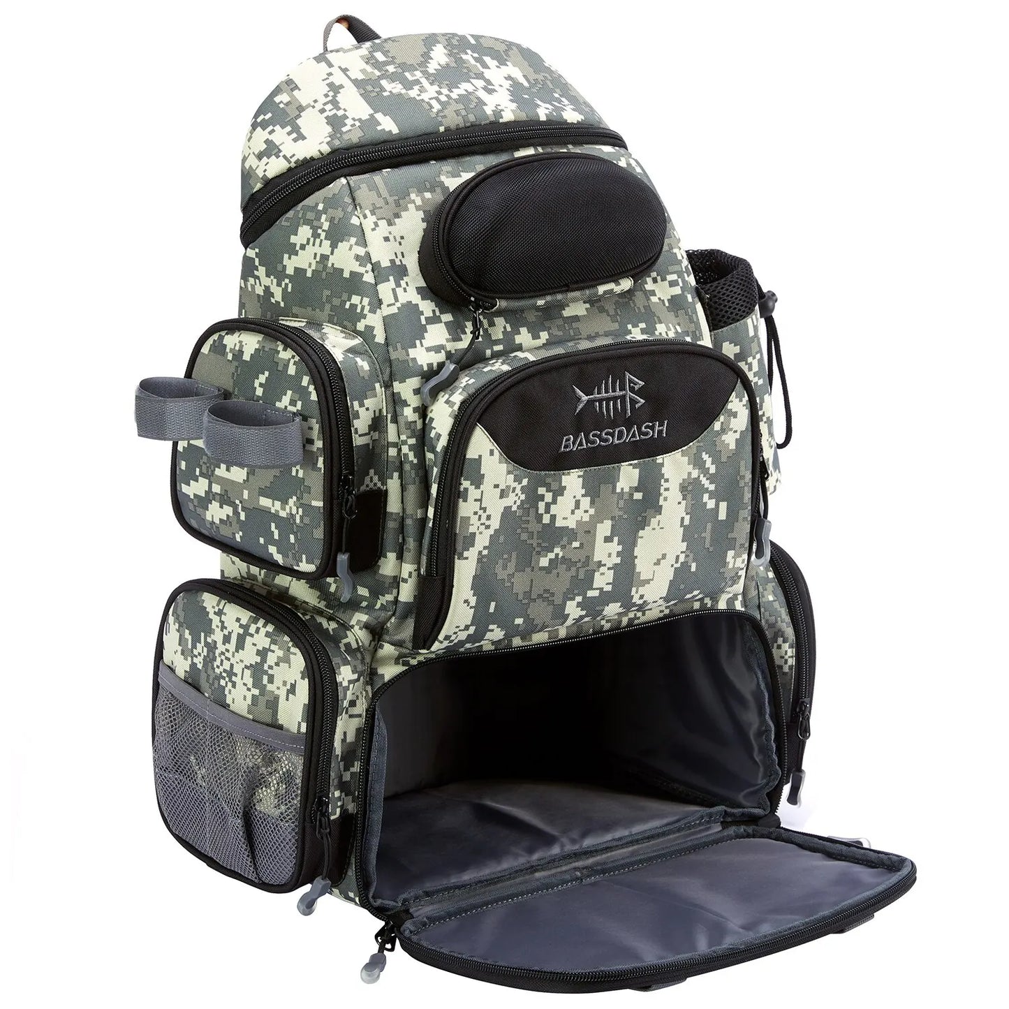 Lightweight Tactical Fishing Tackle Backpack – 600D Polyester, Multifunctional, 2 Colors
