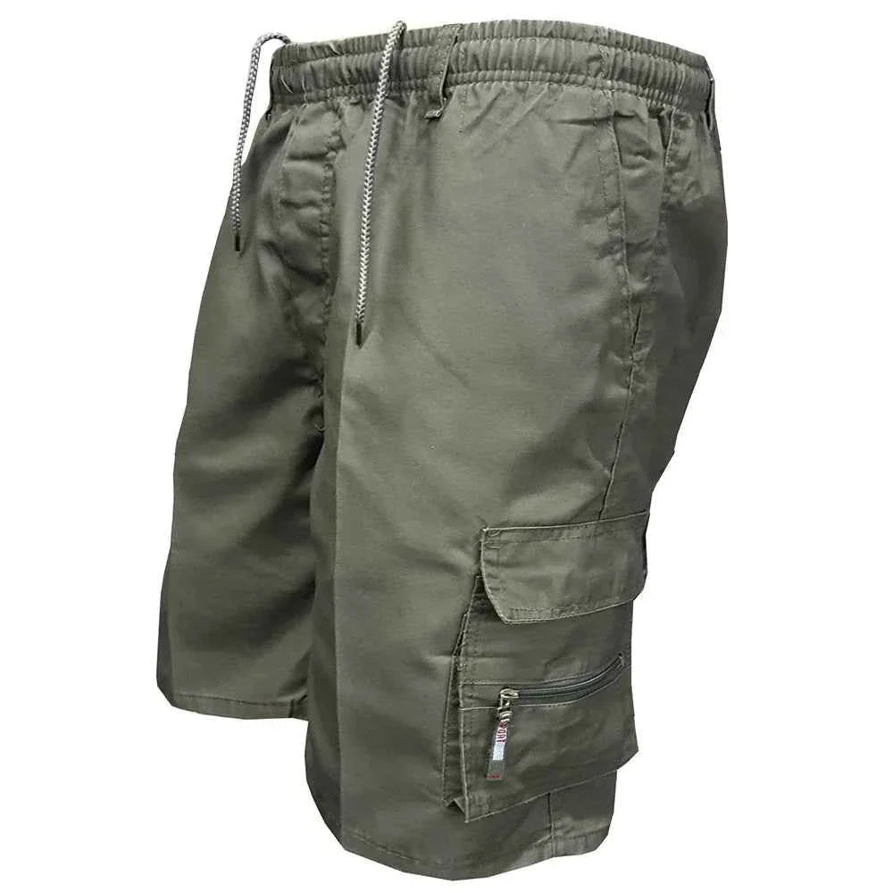 Men's Summer Tactical Cargo Shorts Military - Inspired Fashionable Pockets Camouflage for Jogging, Hiking & Work